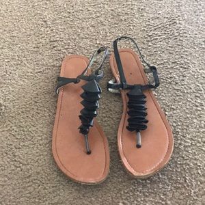 Madden Girl black sandals